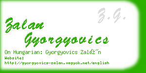 zalan gyorgyovics business card